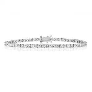 Diamond Jewellery 18ct Gold Tennis Bracelet BDQ704W/GH5