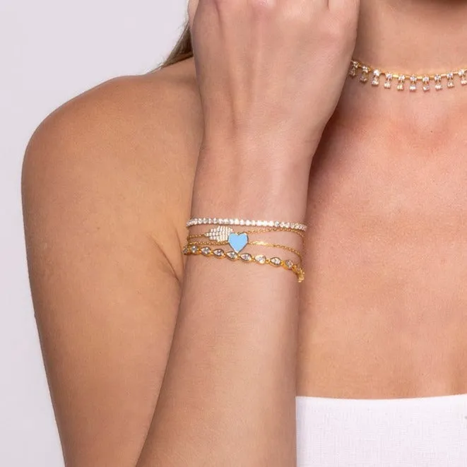 Diamond Pave Hamsa Bracelet