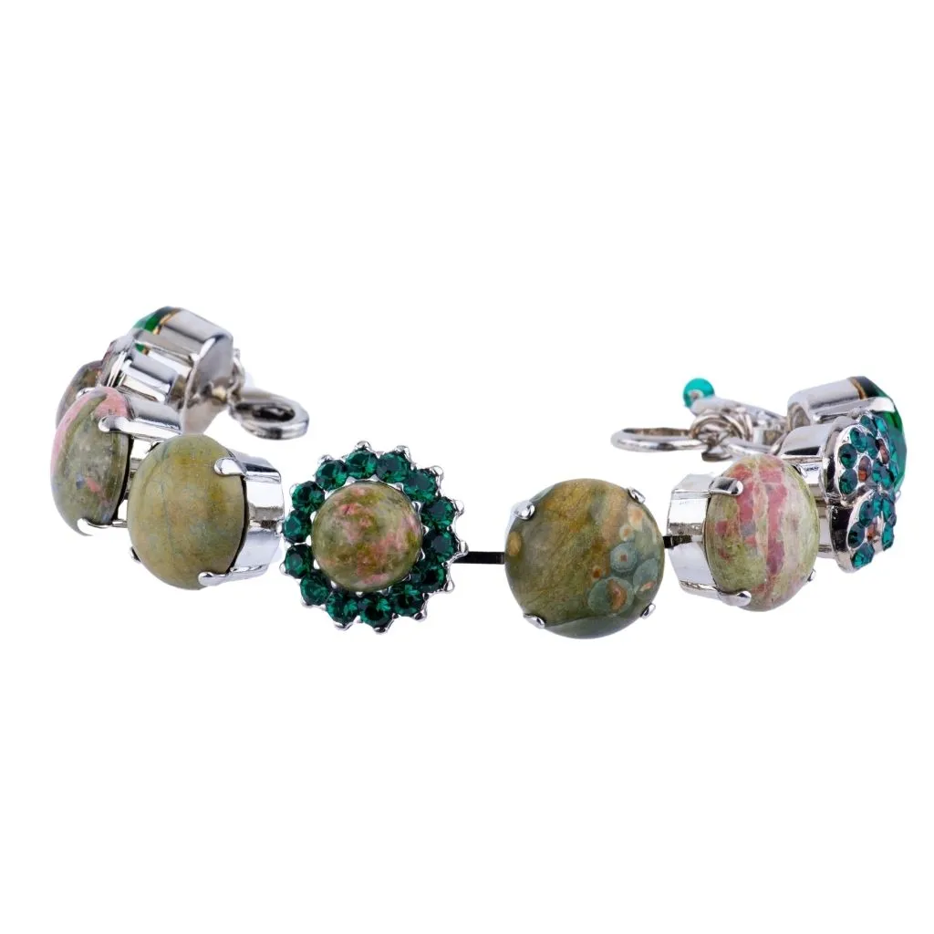 Extra Luxurious Blossom Bracelet in "Deep Forest" *Custom*