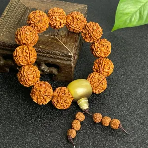 Five-petaled Bodhi Rosary For Men And Women Bracelet