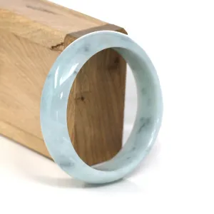 Genuine Burmese Green Jadeite Jade Bangle Bracelet (59.08 mm) #555