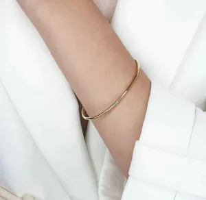 Gold Classic Bangle