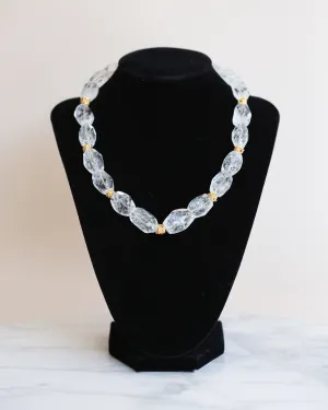 Gold Quartz Necklace