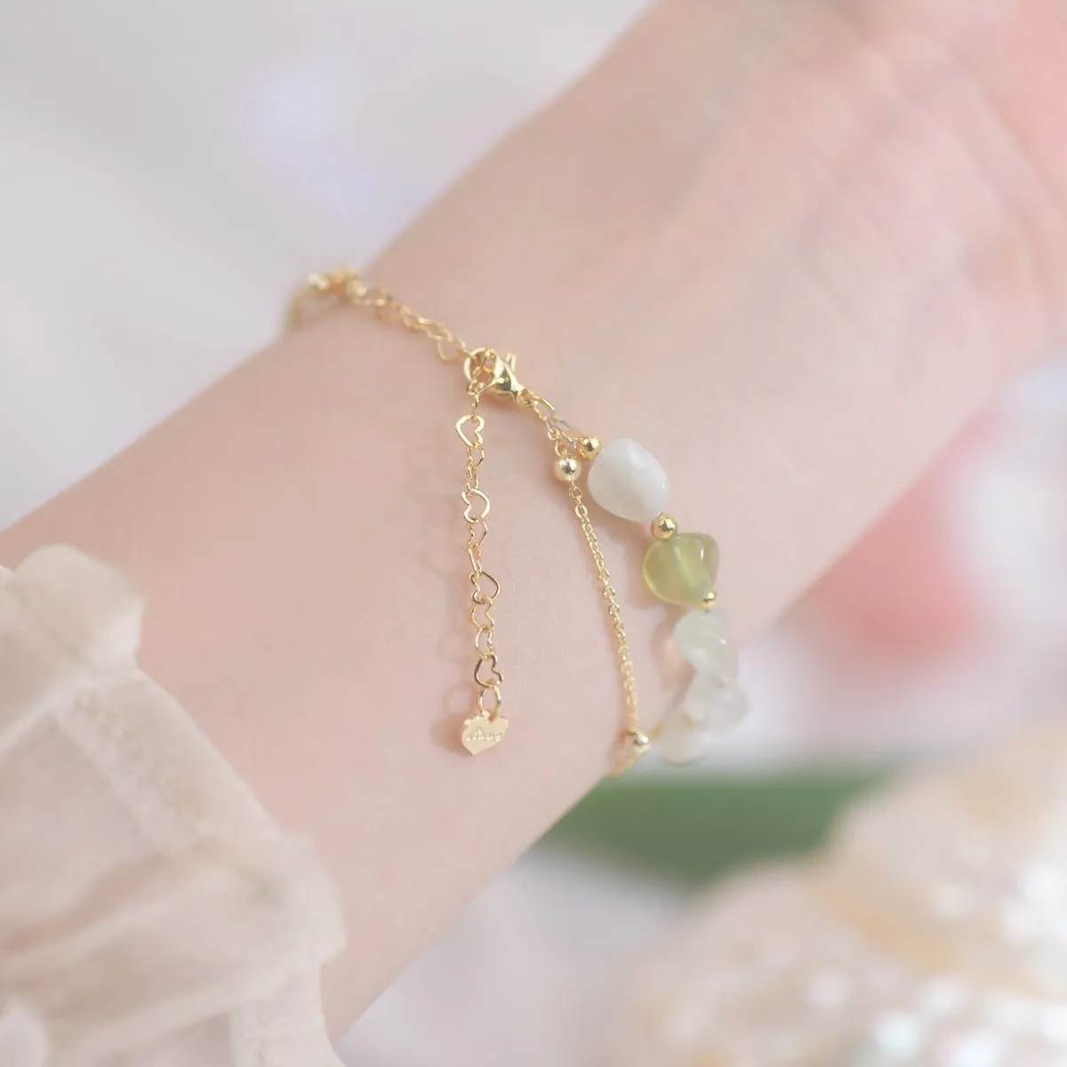 Green Grape Stone Bracelet