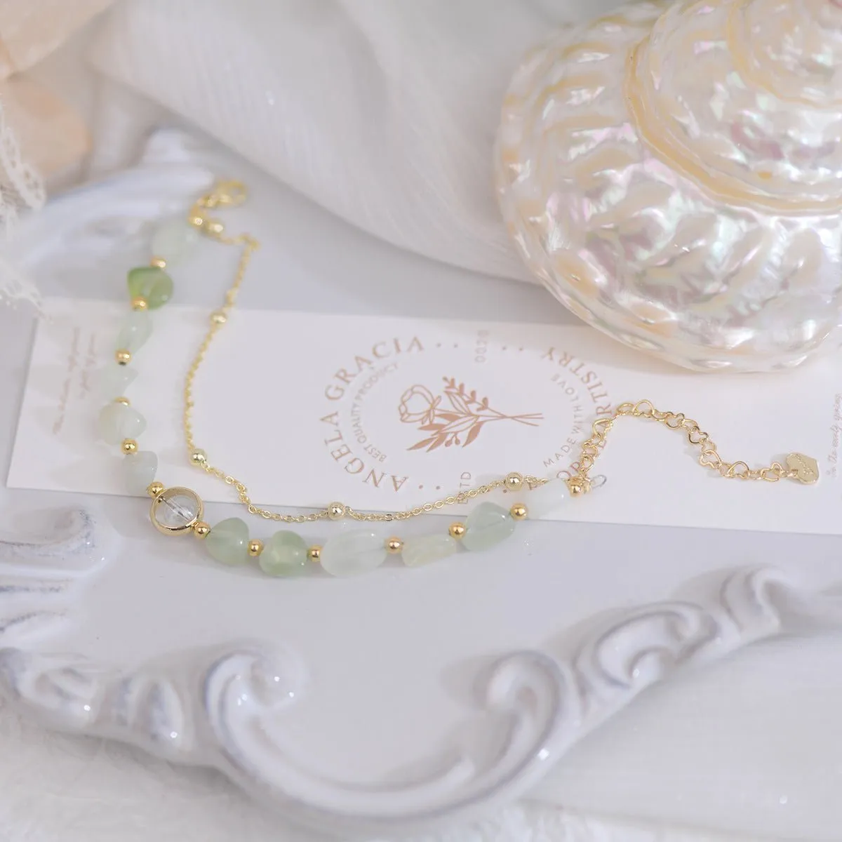 Green Grape Stone Bracelet