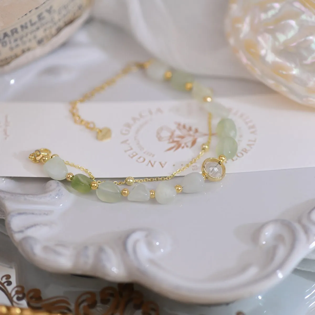 Green Grape Stone Bracelet