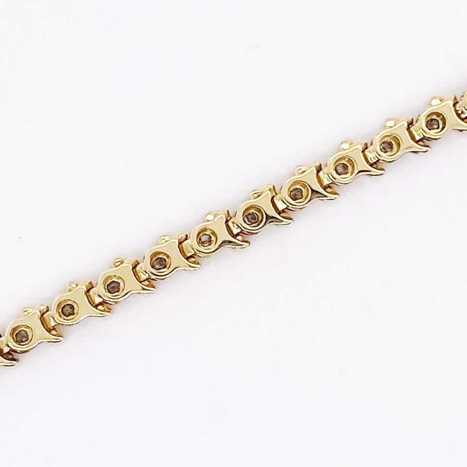 Half Carat Diamond Tennis Bracelet