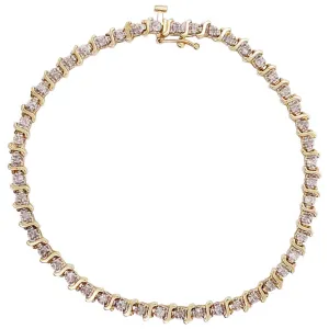 Half Carat Diamond Tennis Bracelet