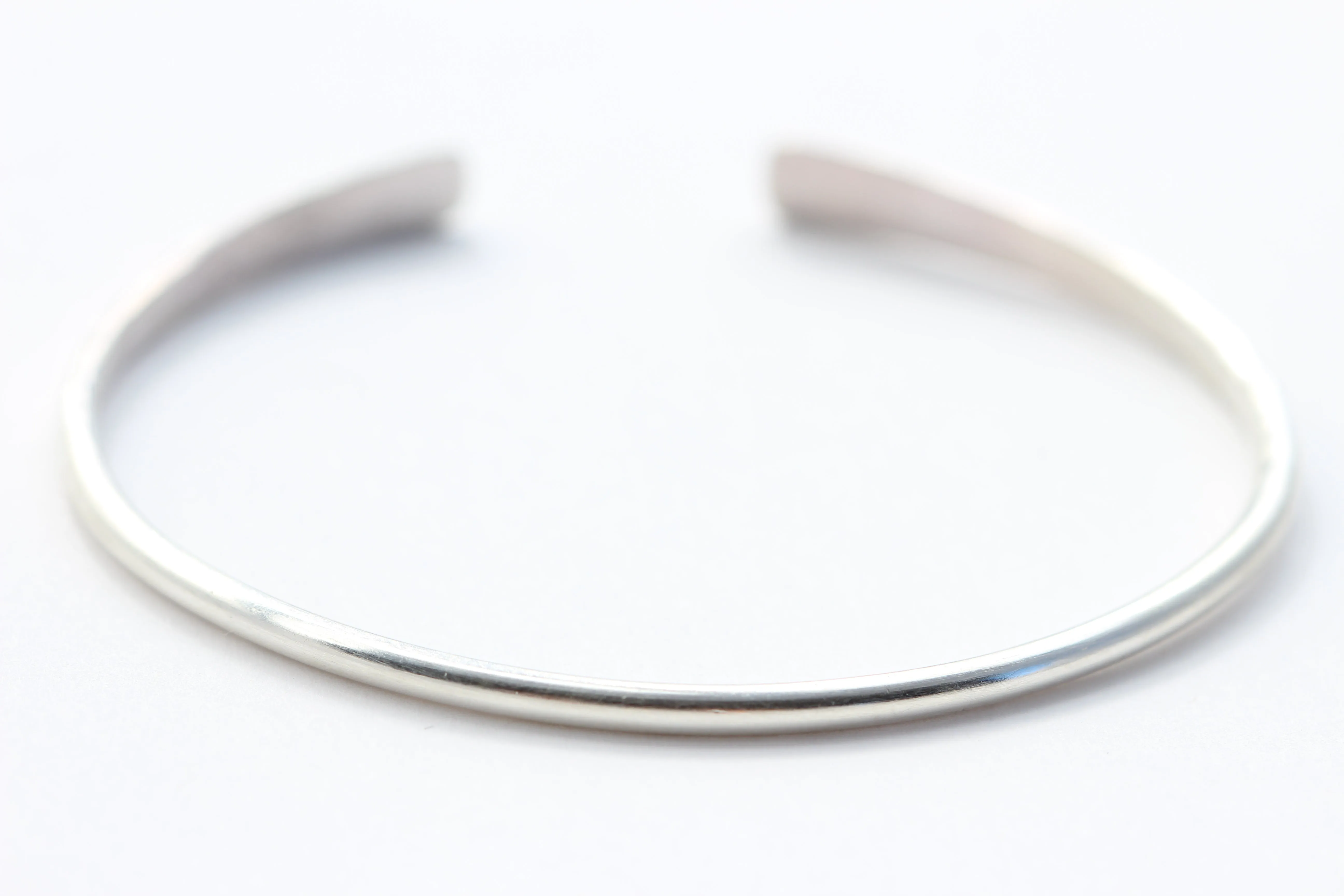 Hammered Sterling Silver Bracelet With 14k Gold flower tubes