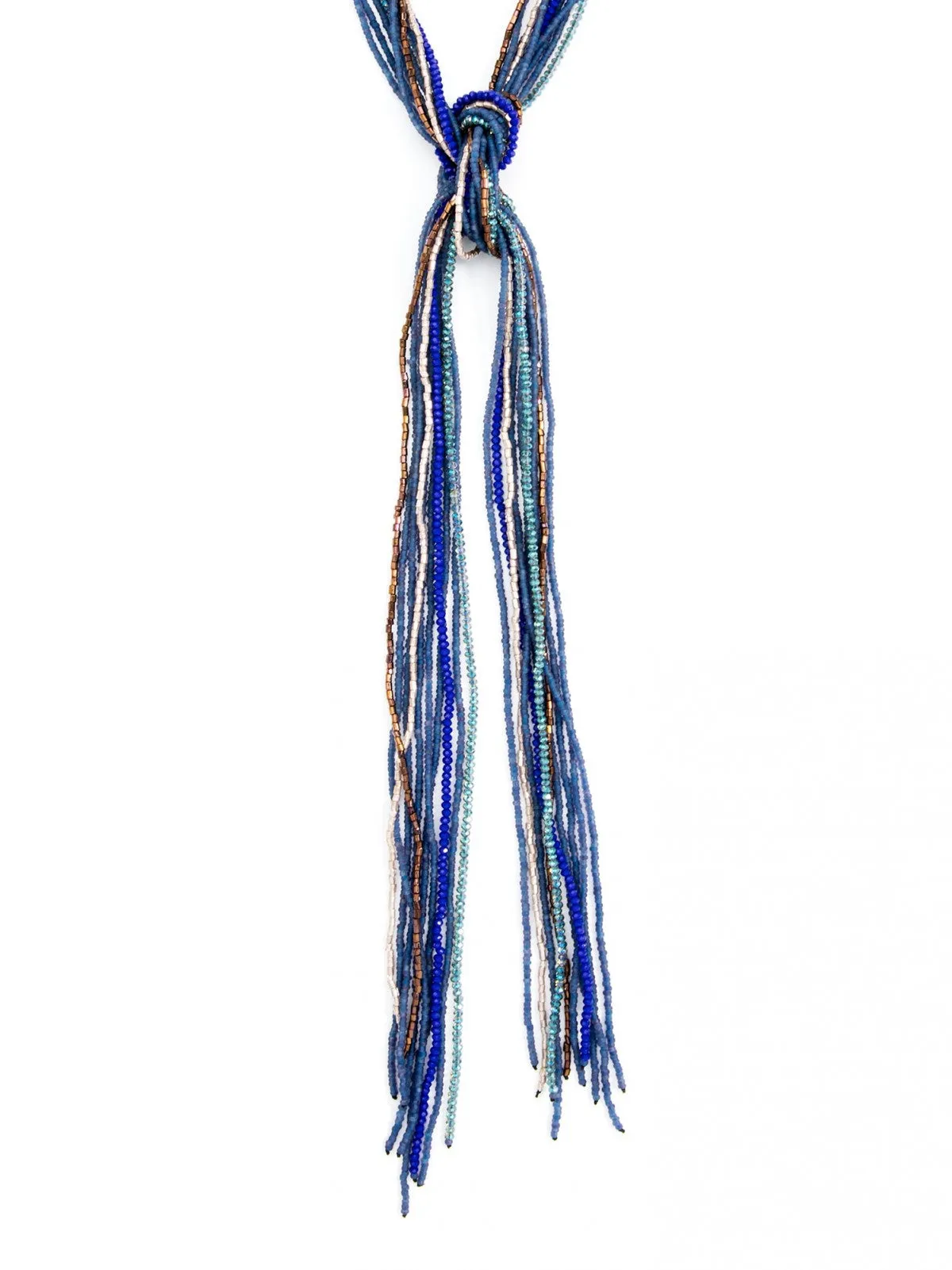 Handmade Beaded Lariat Necklace