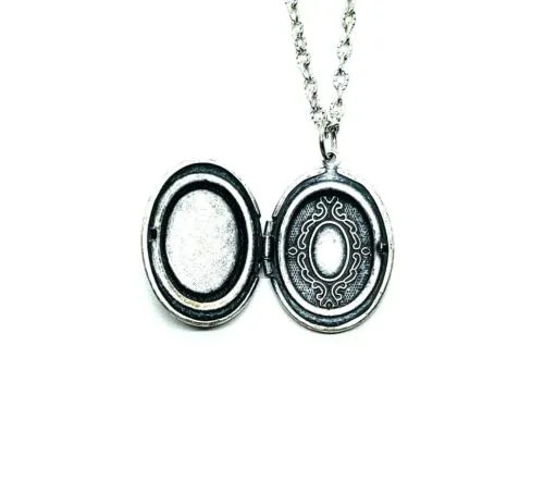 Handmade Silver Mushroom Locket Necklace