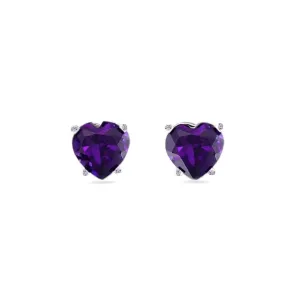 HEART SHAPE AMETHYST EARRINGS AT REGARD JEWELRY IN AUSITN, TEXAS