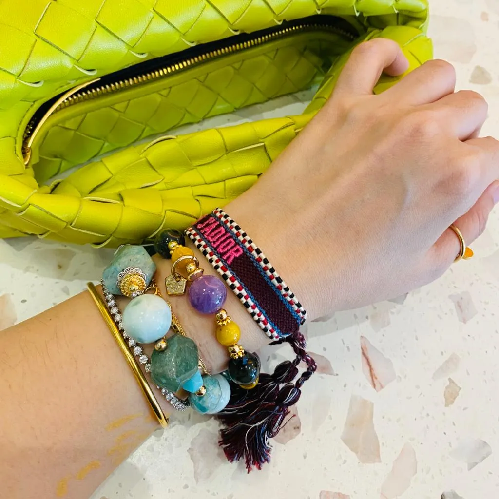Honeycomb Petunia Bracelet