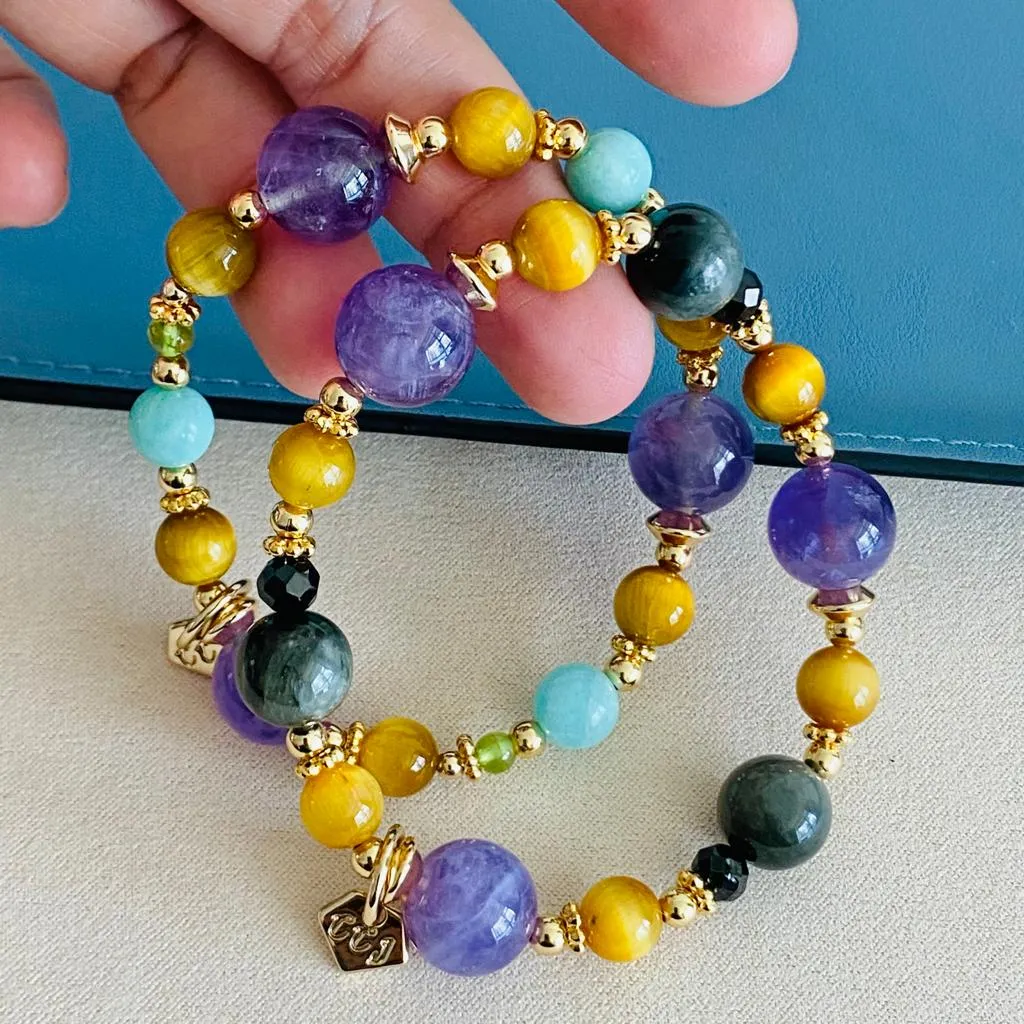 Honeycomb Petunia Bracelet