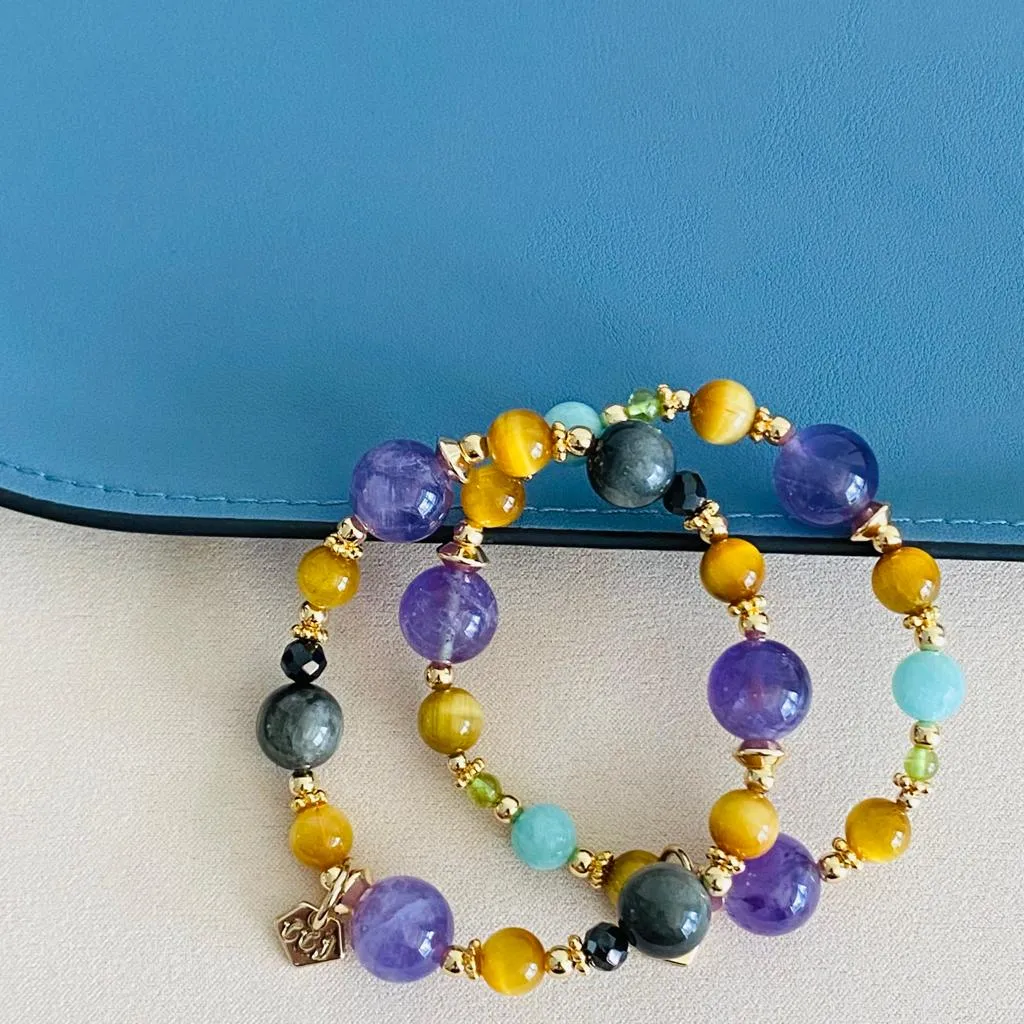Honeycomb Petunia Bracelet