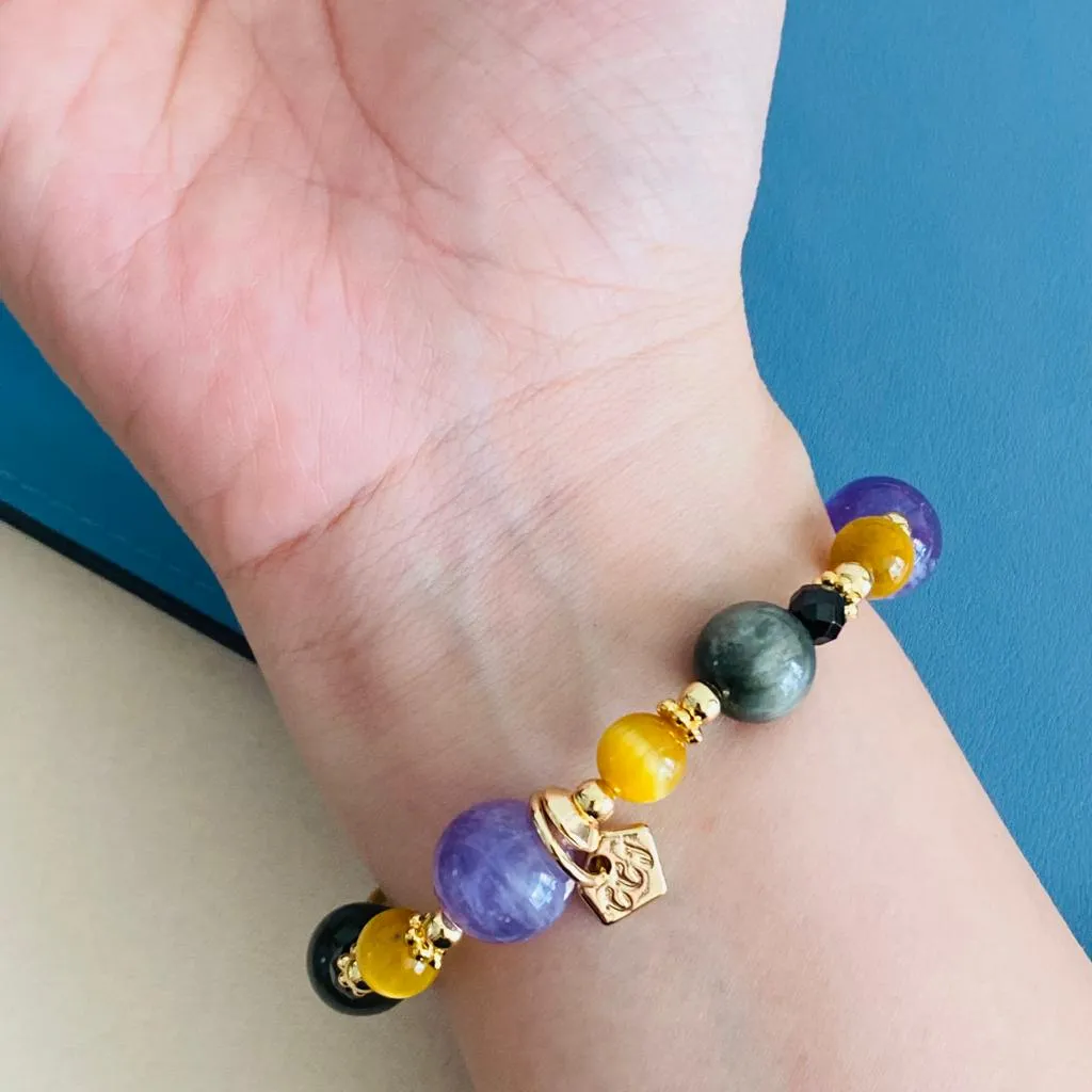 Honeycomb Petunia Bracelet