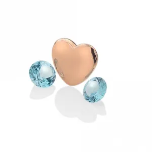 Hot Diamonds Anais Rose Gold Plated Sterling Silver December Charm AC044