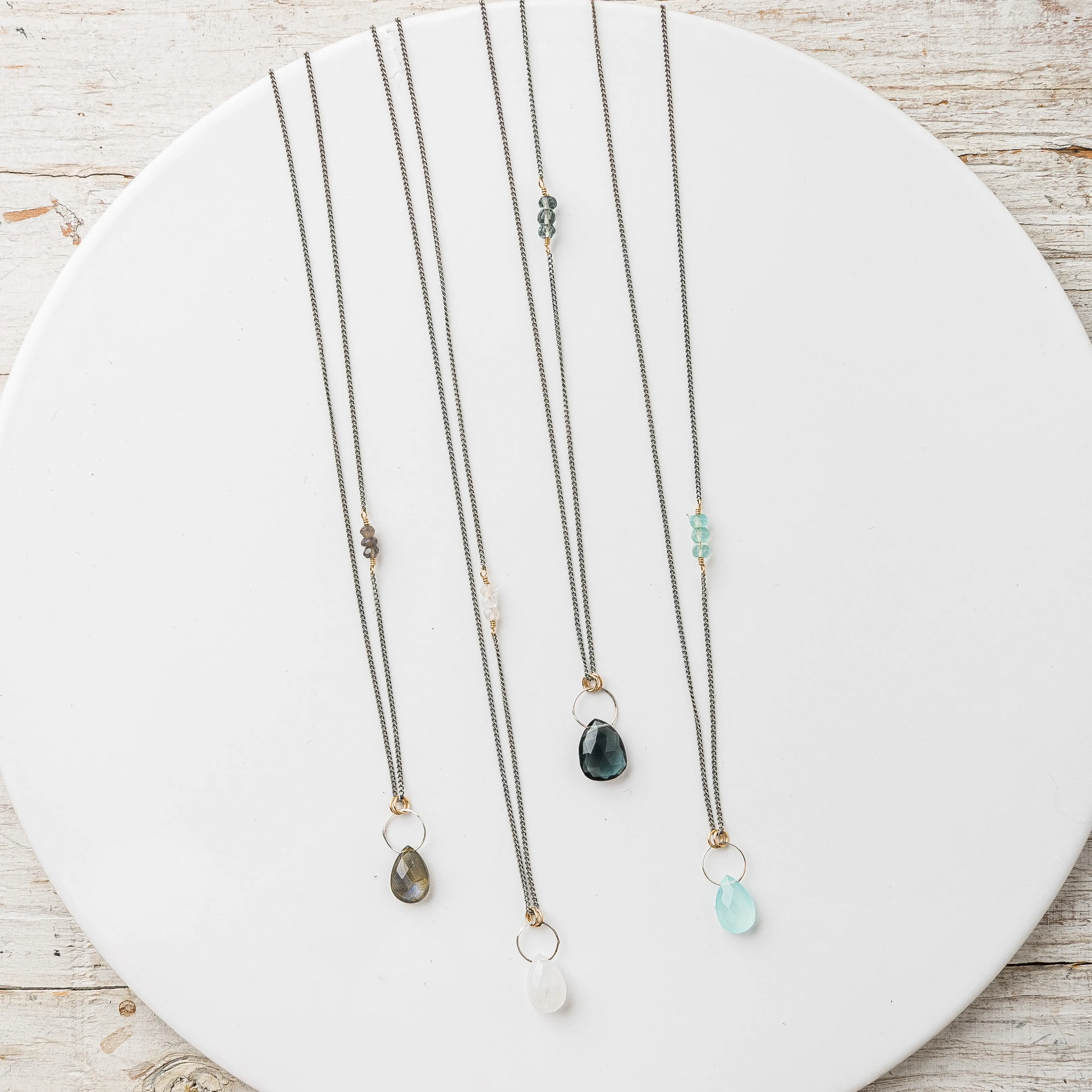 Hydro Quartz Drop Necklace