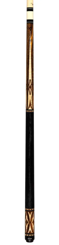 Jacoby Bocote with Curly Maple Point Cue - HB3