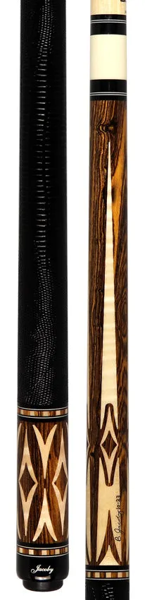 Jacoby Bocote with Curly Maple Point Cue - HB3