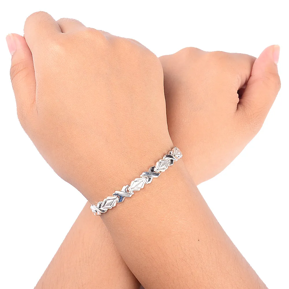 Julia 925 Sterling Silver Chain Bracelet