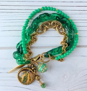Kabocha Multi-strand Fall Bracelet Set