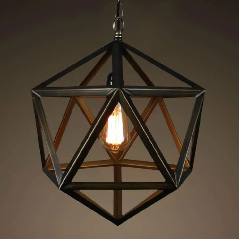 Kasper Polyhedron Abstract Lamp