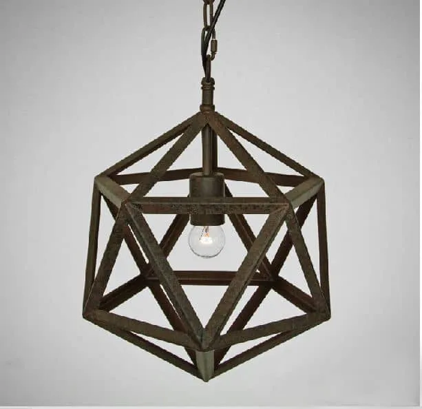 Kasper Polyhedron Abstract Lamp