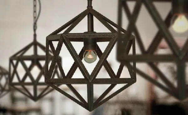 Kasper Polyhedron Abstract Lamp
