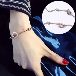 Korean Double Ring Fashion Bracelet