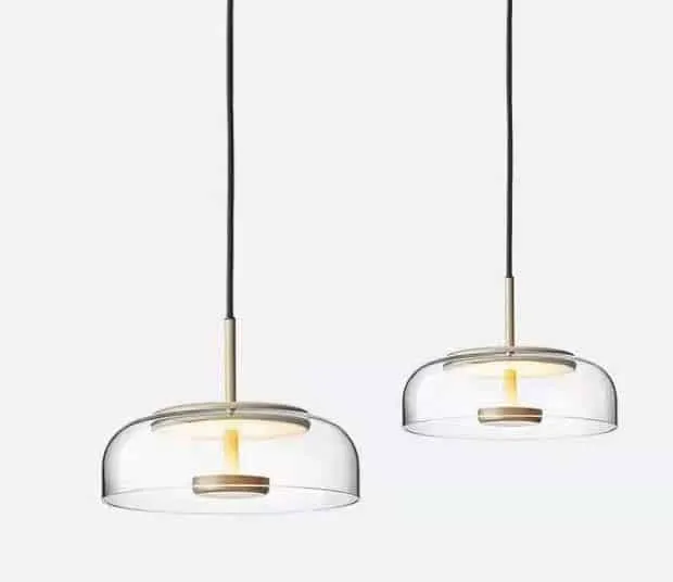 Lairuuna Glass Dome Pendant Lamp