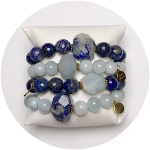 Lapis & Aquamarine Rock Candy Armparty