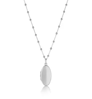 Locket Oval, Silver