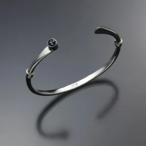 London Blue Topaz Bracelet BRA021WLTZ Sterling Silver Sterling Silver by John Tzelepis Jewelry