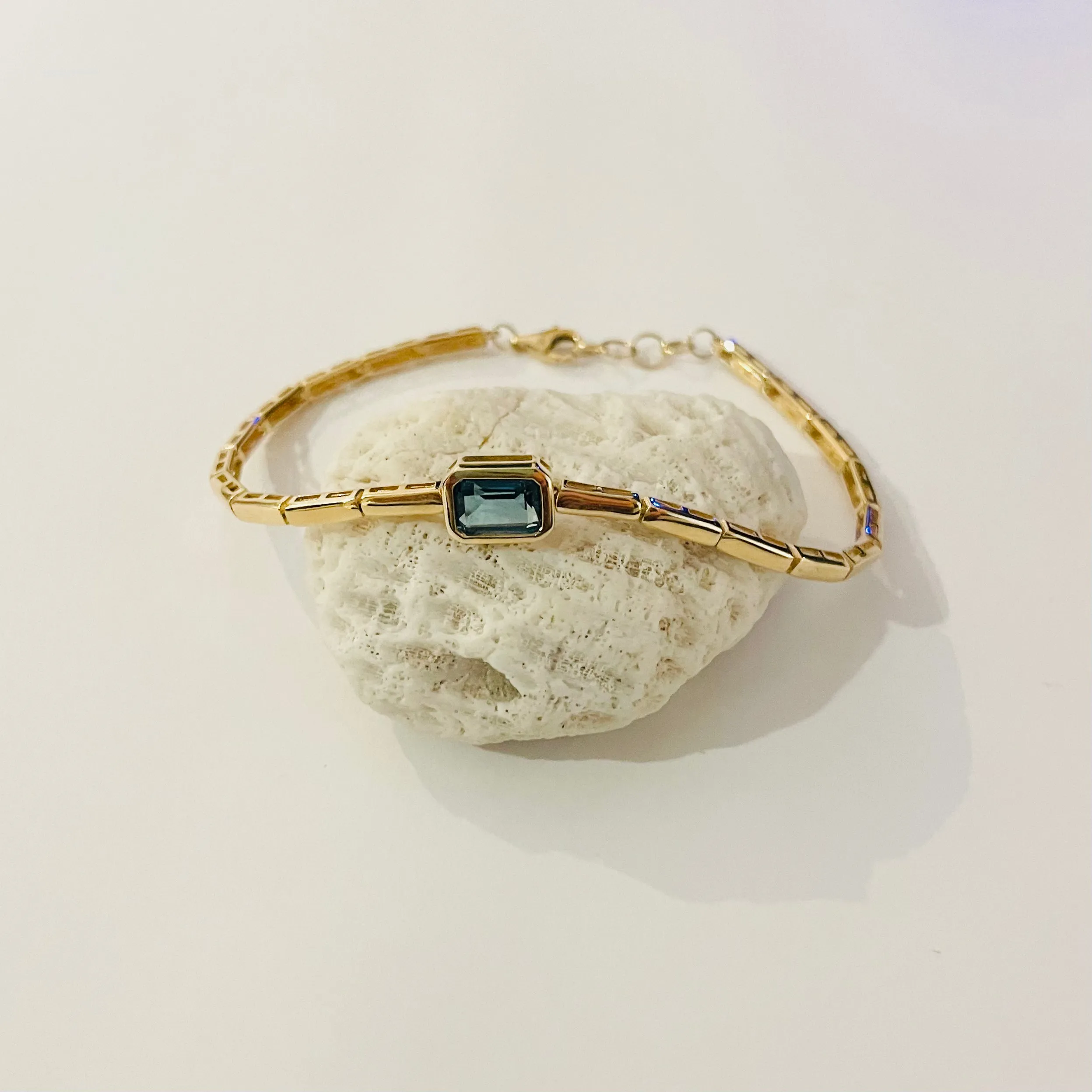 London blue topaz bracelet