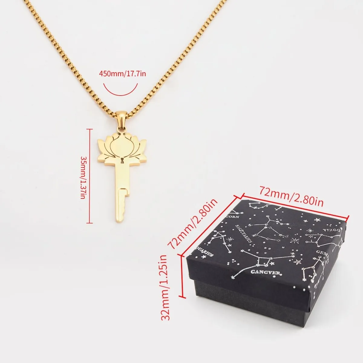 Elegant Lotus Flower Chastity Key Locket - Beautiful Keyholder for Discreet Storage
