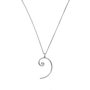 Medium Spiral Pendant in Sterling Silver