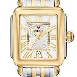 Michele Deco Madison Watch Two-Tone 33mm x 35mm Quartz