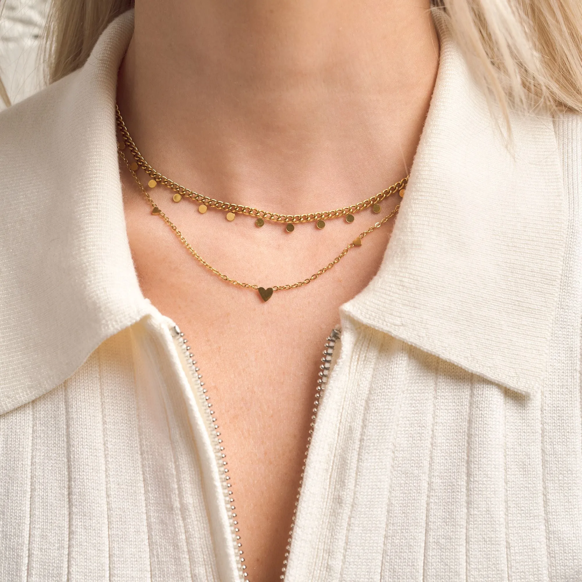 Mini Golden Disk Choker