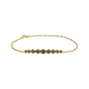 Moderne Glam Topas Glitz Armband