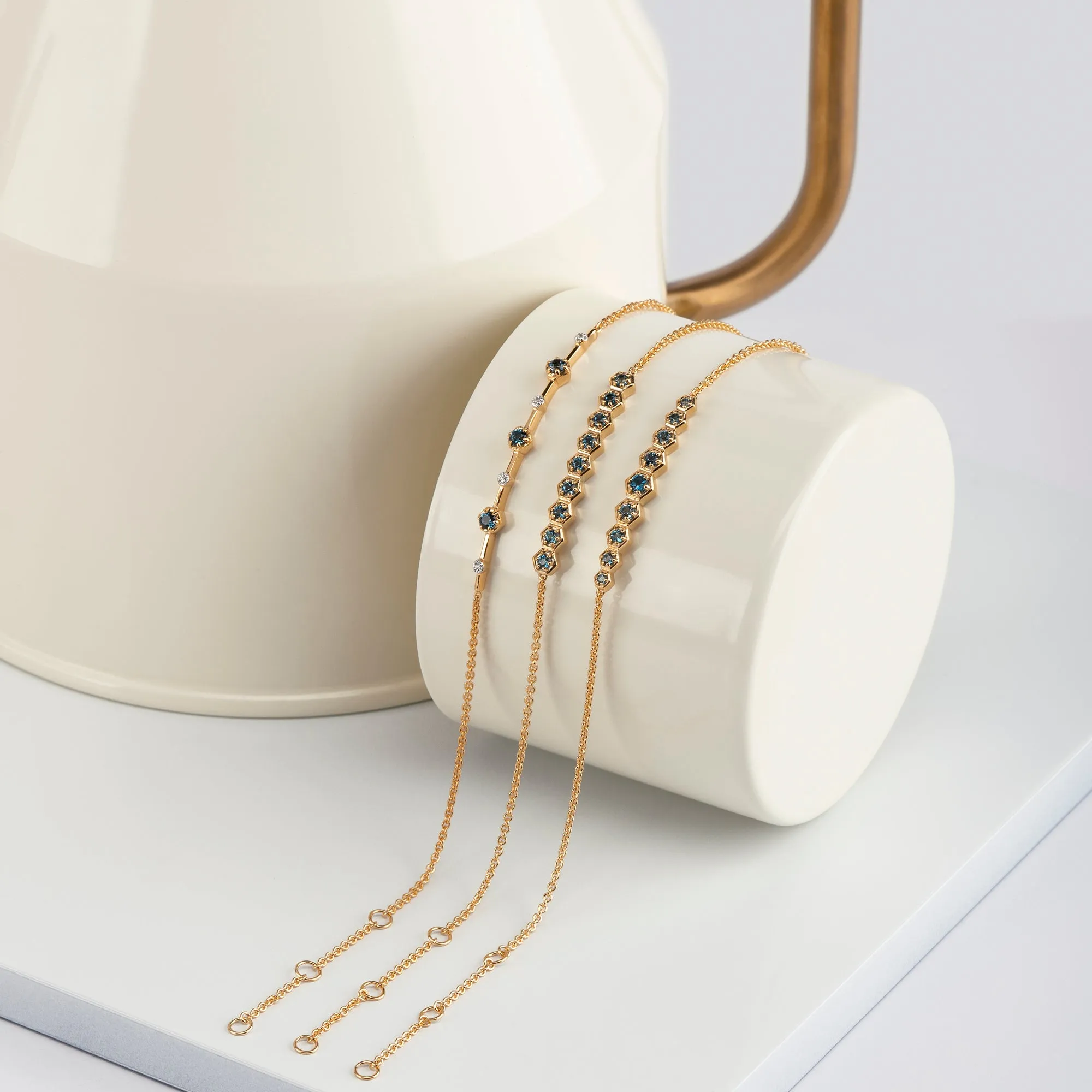 Moderne Glam Topas Glitz Armband