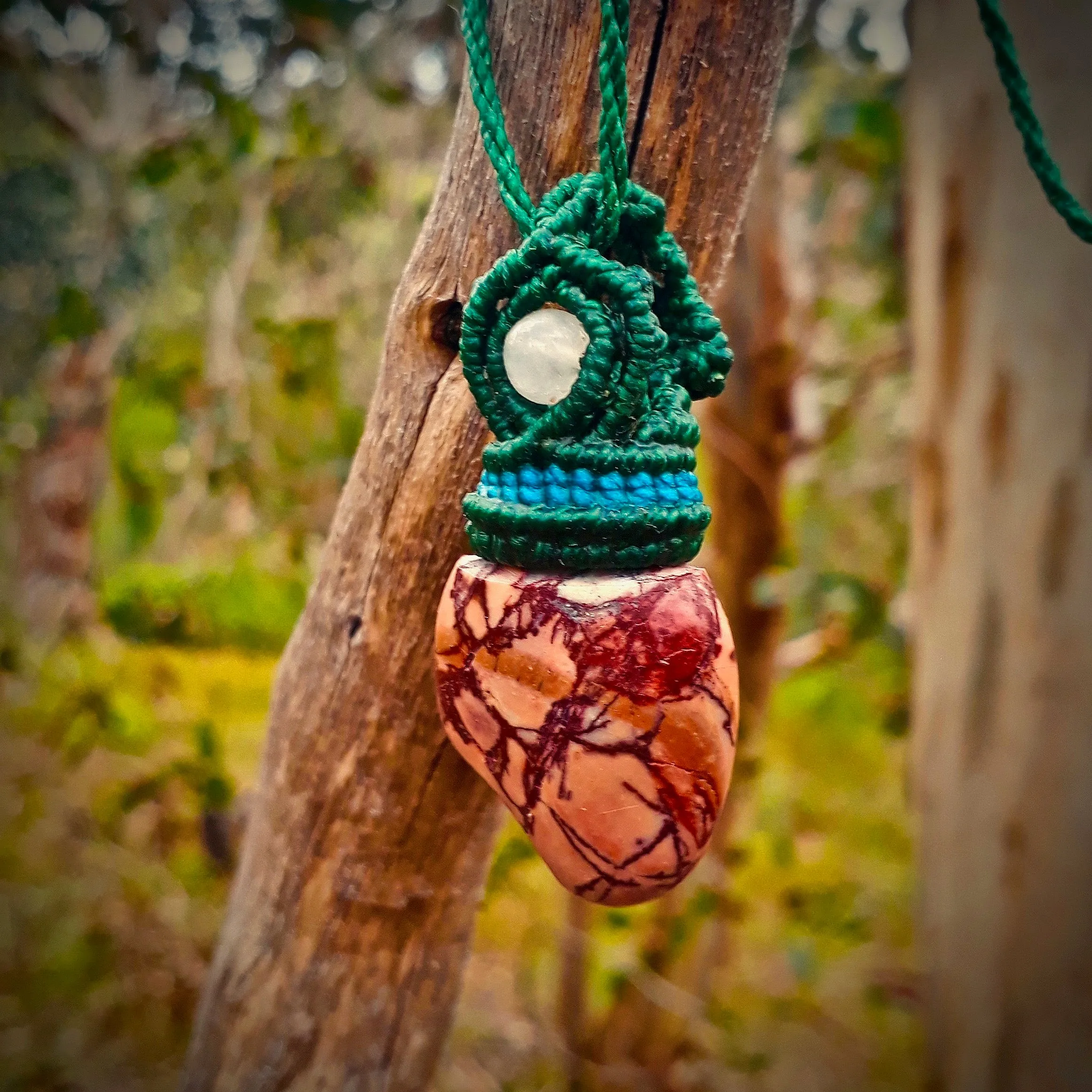 Montana bark jasper necklace