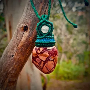 Montana bark jasper necklace