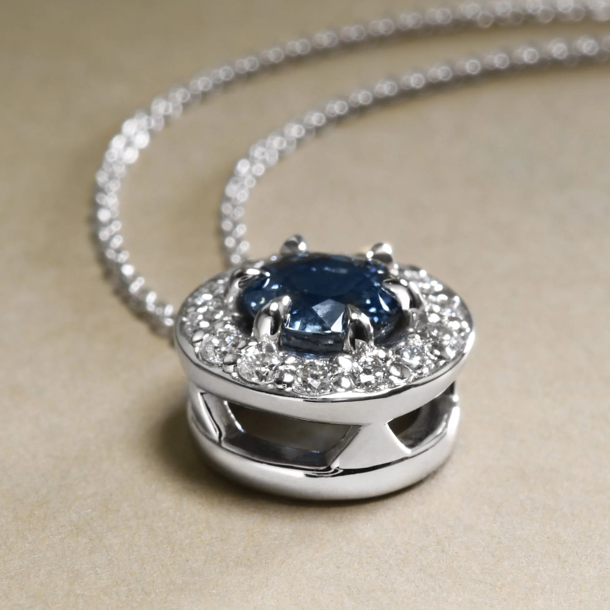 Montana Sapphire Pendant By Plante Jewelers