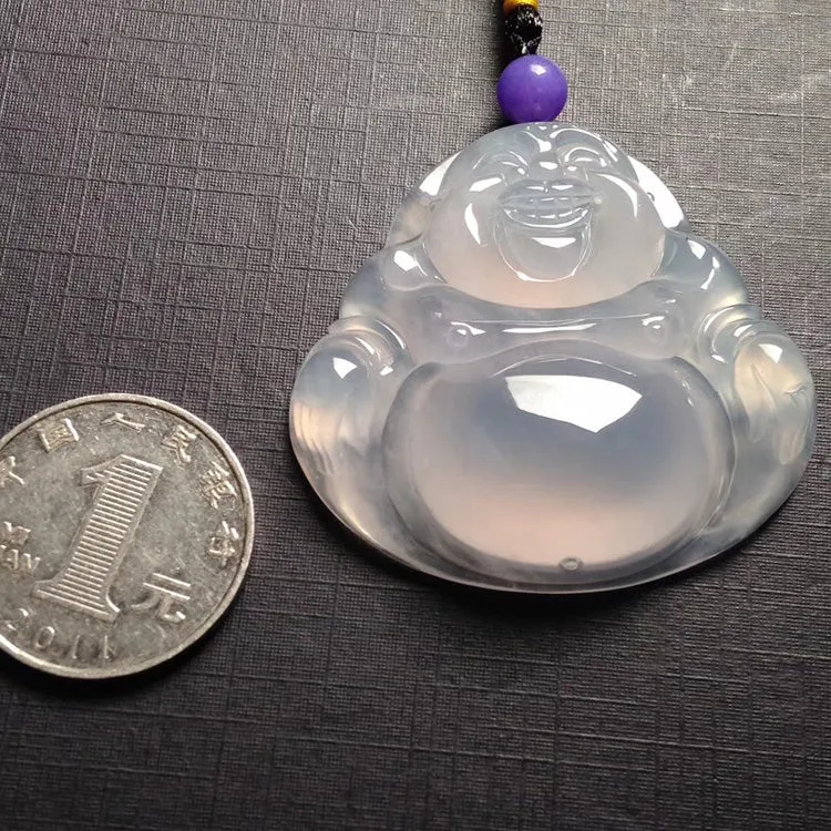 Natural Jade Pendant Jadeite Buddha Pendant PT441