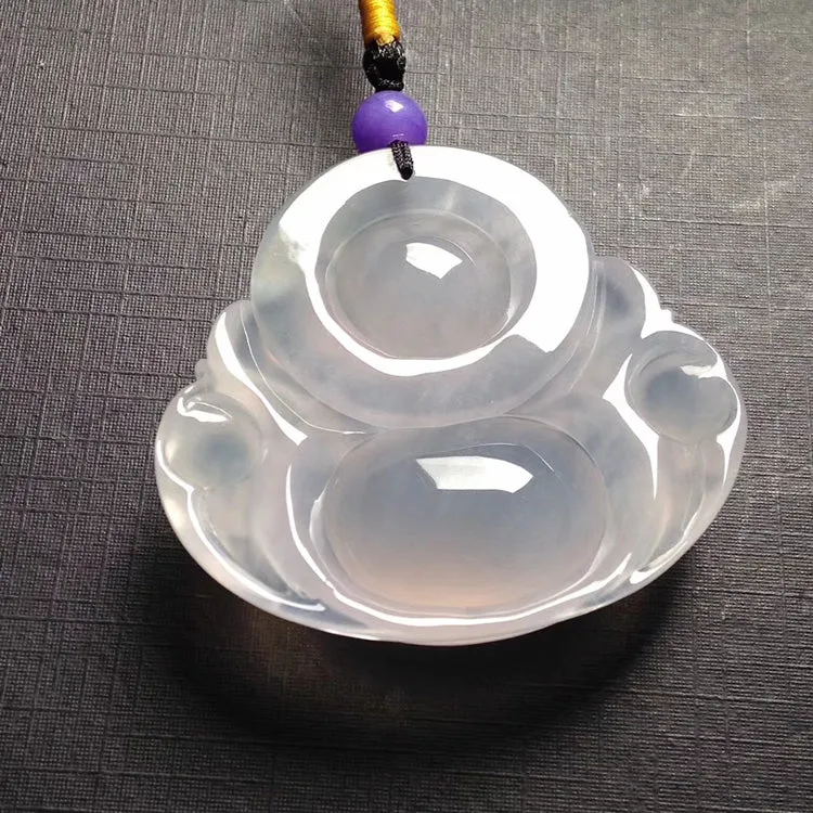 Natural Jade Pendant Jadeite Buddha Pendant PT441