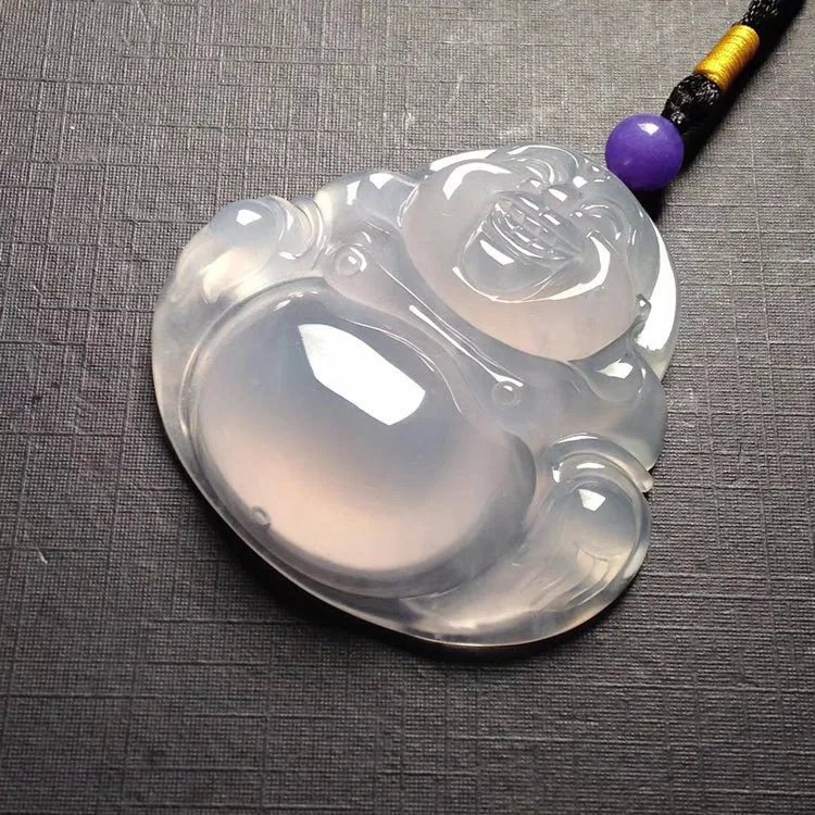 Natural Jade Pendant Jadeite Buddha Pendant PT441