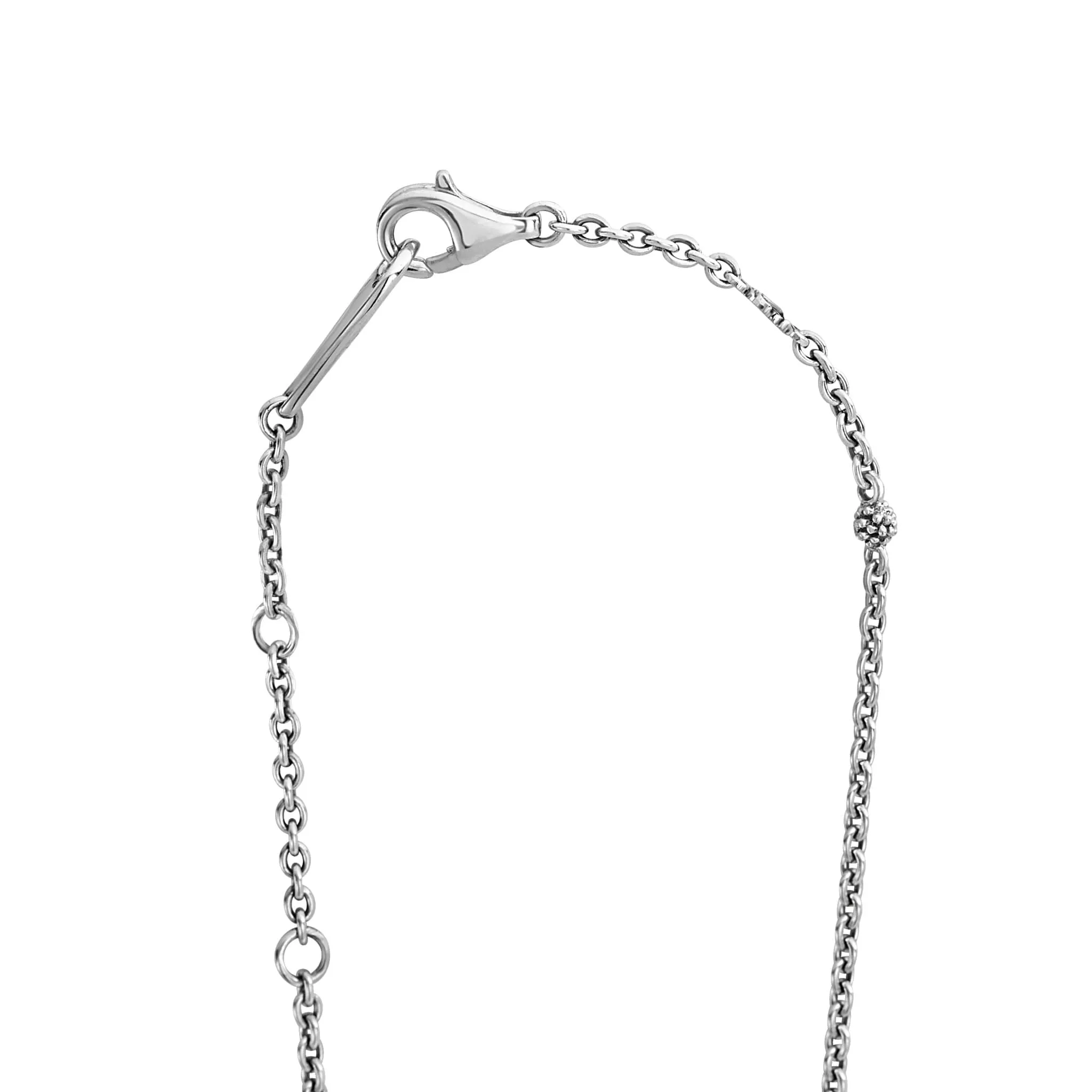 North Star Two-Tone Star Diamond Pendant Necklace