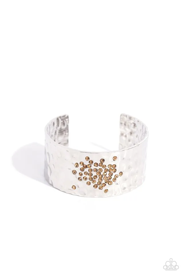 Paparazzi Bracelet ~ Speckled Sparkle - Brown