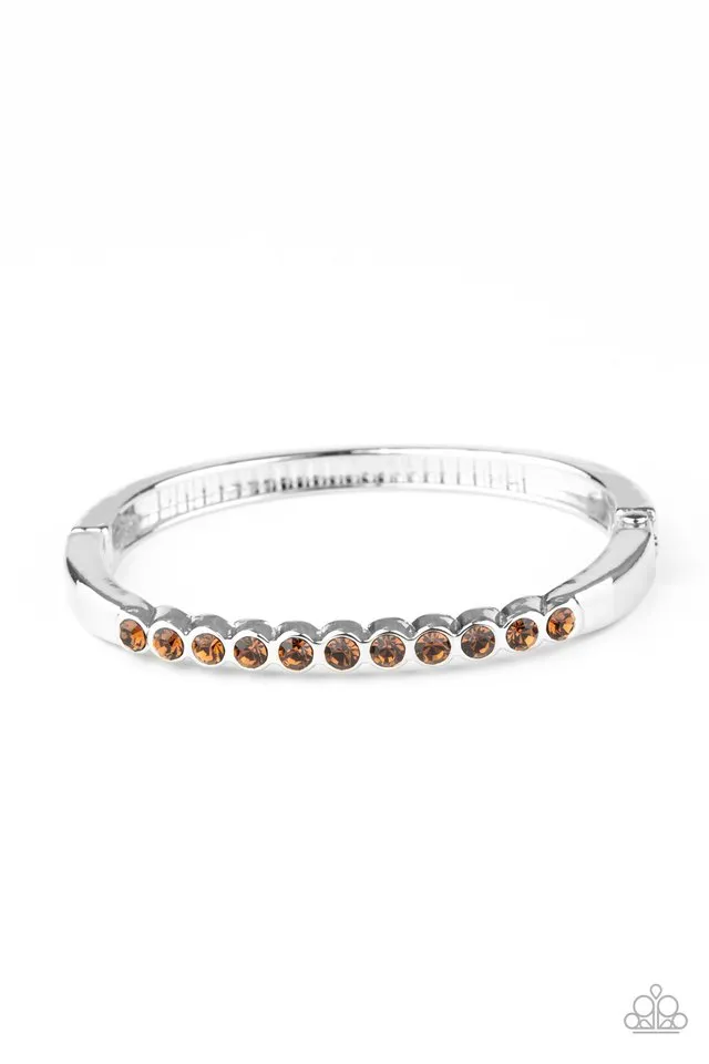 Paparazzi Bracelet ~ Stellar Beam - Brown